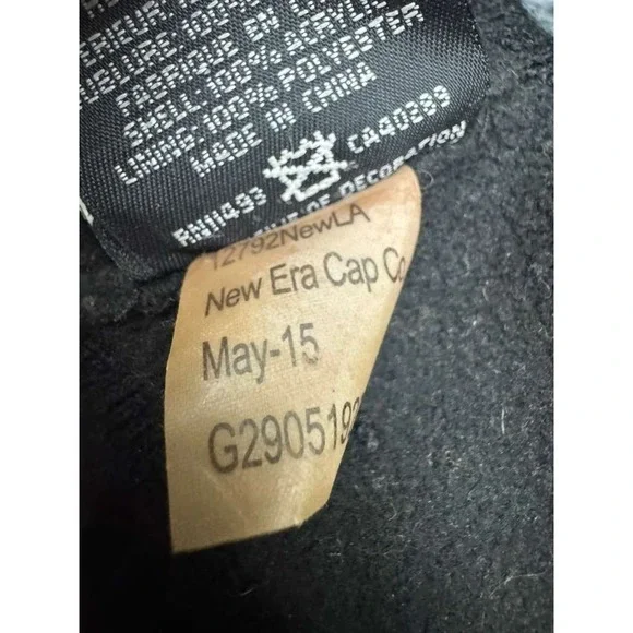 Supreme x New Era Mens Classic Embroidered Logo Acrylic Headband Black - Picture 5 of 7